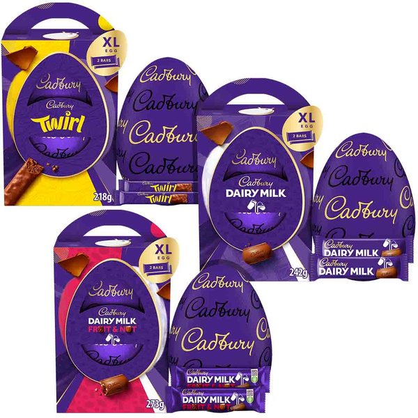 Cadbury Chocolate Easter Eggs XL (Bundle of 3)
