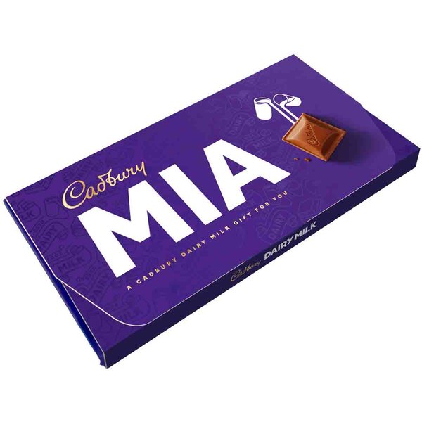 Cadbury Mia Dairy Milk Chocolate Bar with Gift Envelope 110g