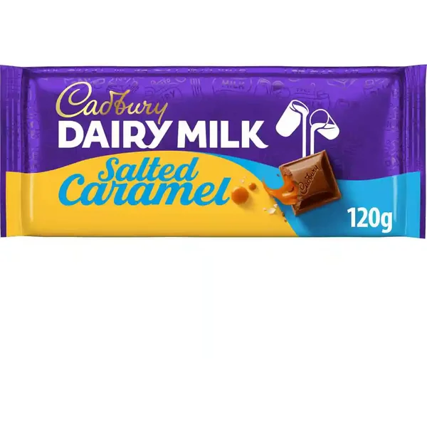 Cadbury Dairy Milk Salted Caramel Chocolate Bar 120g