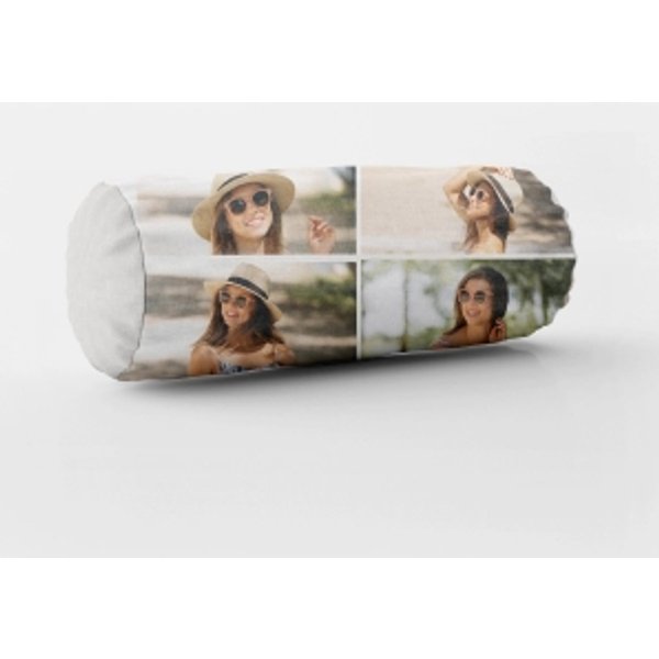 Four Photo - Bolster Pillow
