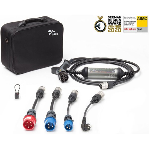 JUICE BOOSTER 2 - Pack L - Borne mobile de recharge 22kW - Type 2 - câble 5m