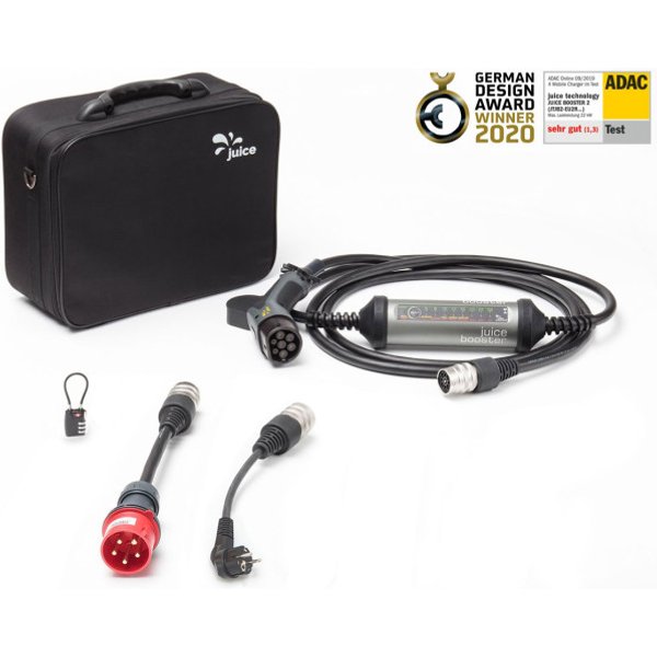 JUICE BOOSTER 2 - Pack M - Borne mobile de recharge 22kW - Type 2 - câble 5m