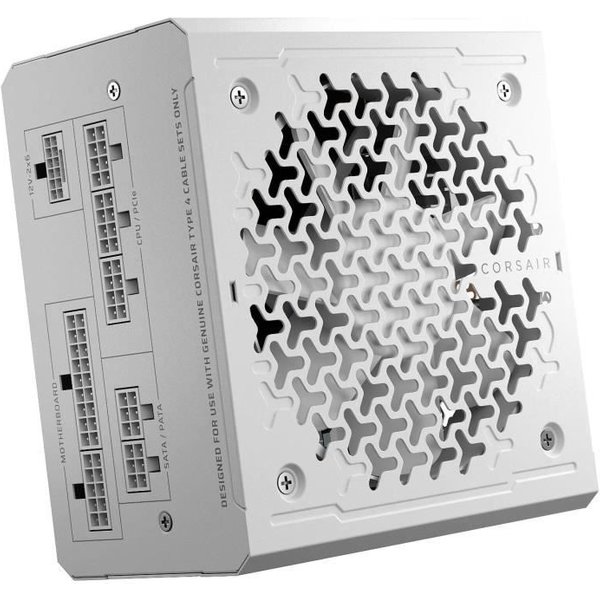Corsair Alimentation PC - CORSAIR - CP-9020292-EU - RM750e White - 750 W - ATX 3.1 - Cybenetics GOLD