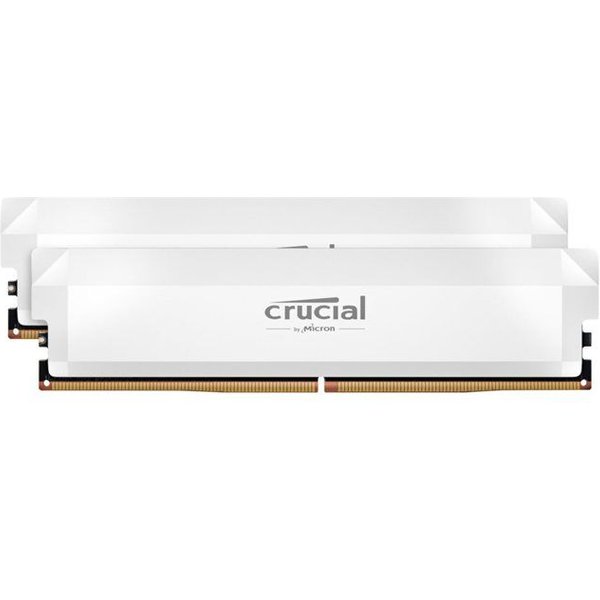 Crucial Mémoire RAM - CRUCIAL - DDR5 PRO Overclocking - Kit 32Go (2x16 Go) - 6000 MT/s - CL36 - Dissipateur thermique - CP2K16G60C36U5W