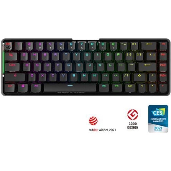 Asus Clavier mécanique sans fil - Asus - ROG Falchion NX - RF 2.4 GHz - Éclairage RVB - Touches programmables