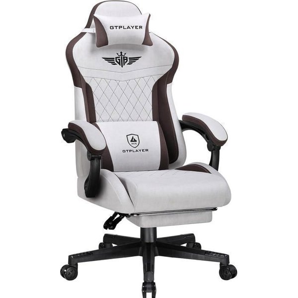 GTPLAYER Chaise gaming ergonomique - GTPLAYER - GTPLAYER - Tissu - Soutien lombaire - Charge 150 kg