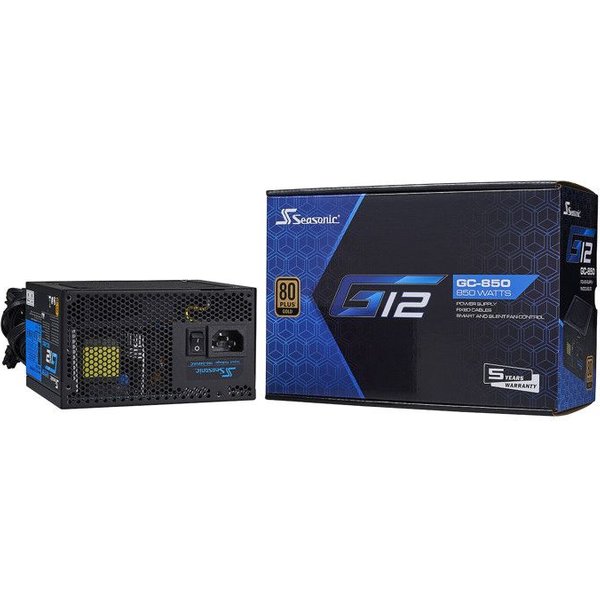 Seasonic Alimentation - SEA SONIC - ATX 850W - 80+ Gold - Connectique complète - Design G12 GC-850