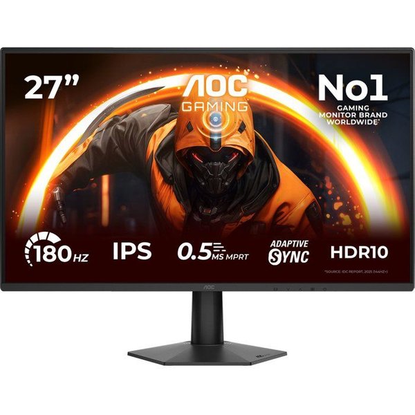 AOC Écran PC Gamer - AOC - 27 - Full HD - 180 Hz - IPS - 0 5 ms - HDR10 Adaptive Sync