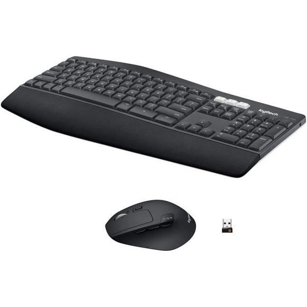Logitech Ensemble Clavier Souris - Sans fil - Logitech - MK850 - AZERTY - Noir