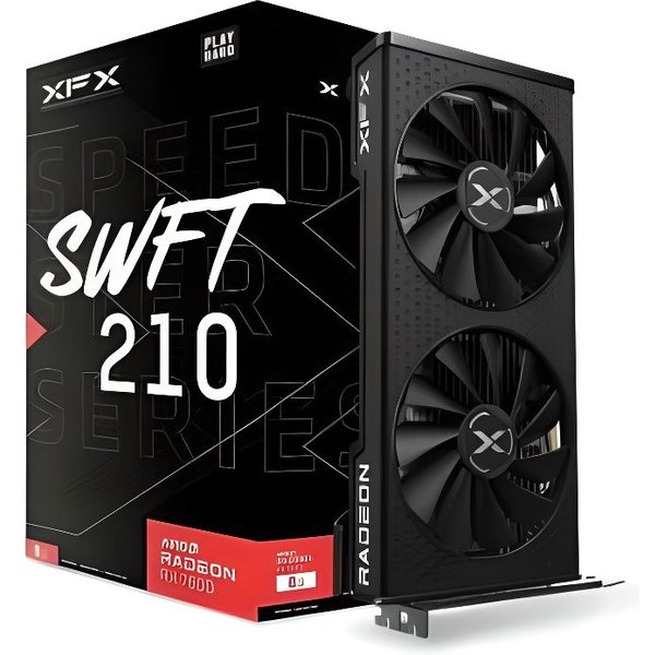 XFX Carte Graphique - XFX - SPEEDSTER SWFT210 - AMD Radeon RX 7600 - 8 Go GDDR6 - Gaming