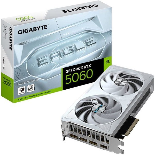Gigabyte GIGABYTE - EAGLE ICE - Carte graphique - NVIDIA RTX 5060 OC - 8 Go