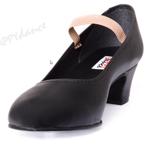 Zapatos de Baile Flamenco Happy Dance Iniciación Negro