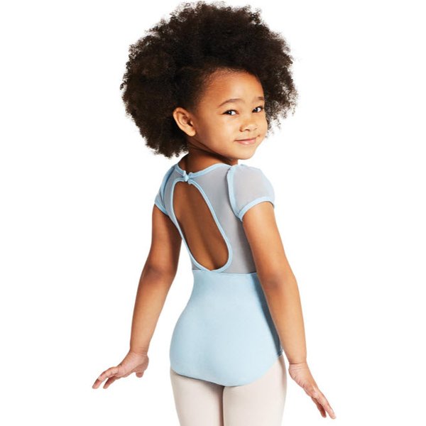 Maillot Manga Abullonada Capezio Back Keyhole