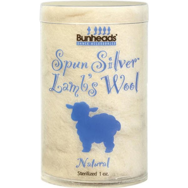 Lana de Cordero para Puntas Spun Silver Lamb´s Wool Capezio