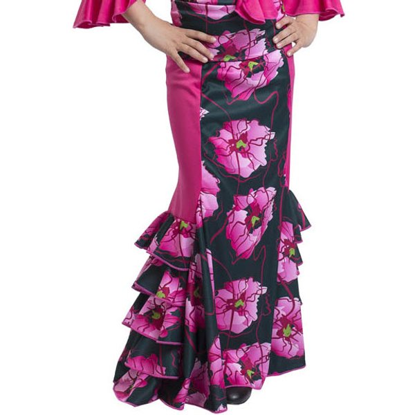 Falda Flamenca Rosas Happy Dance