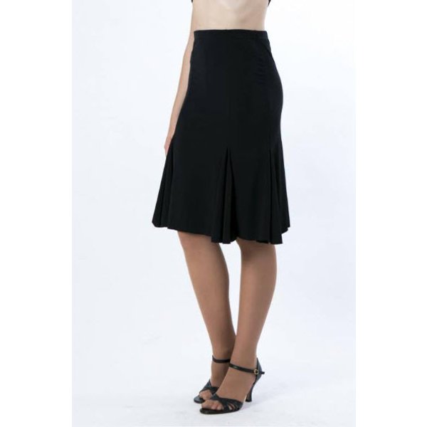 Falda Baile Salón/Latino Davedans LATINA Negro S