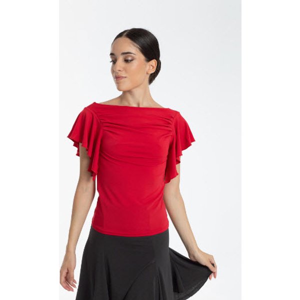Camiseta Top Baile Salón/Latino Intermezzo JERVOLCAMIL