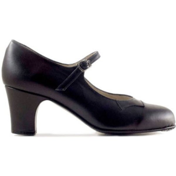 Zapatos de baile flamenco Begoña Cervera Basico Piel negro, tacón 5cm 42