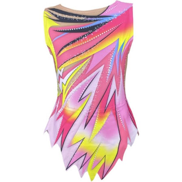 Maillot Gimnasia Rítmica/Patinaje PEYTON 250 Piedras