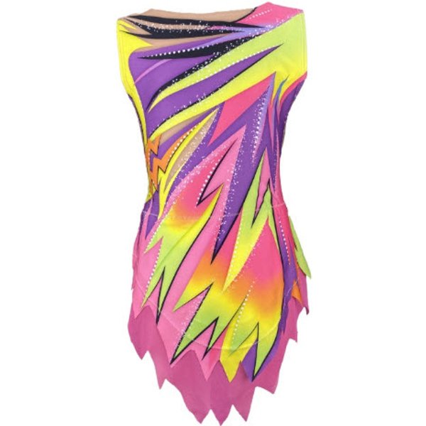 Maillot Gimnasia Rítmica/Patinaje PLUME Sin Piedras
