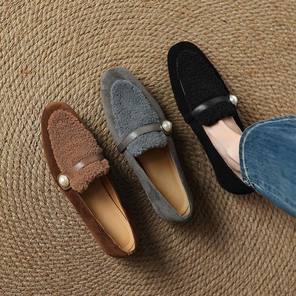 CHIKO Bellatrix Round Toe Block Heels Loafers Shoes