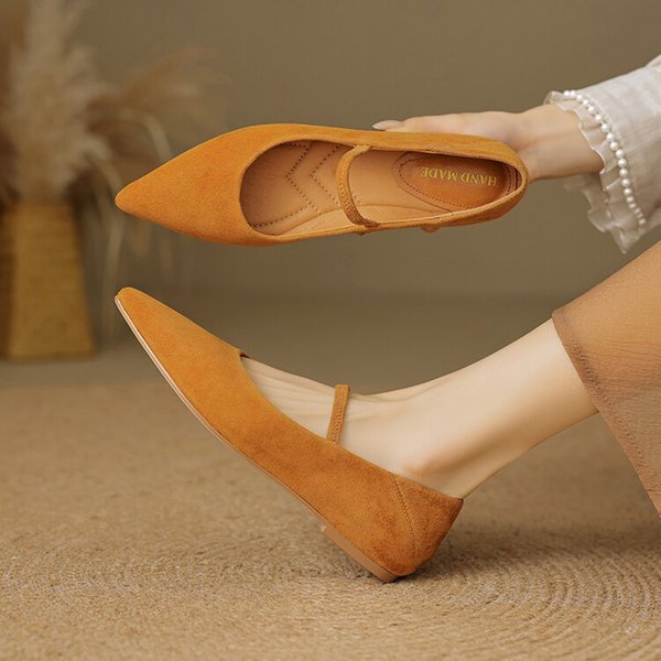 CHIKO Bethesda Pointy Toe Block Heels Mary Jane Shoes
