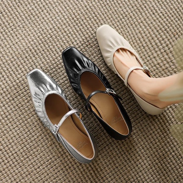 CHIKO Biana Square Toe Block Heels Mary Jane Shoes