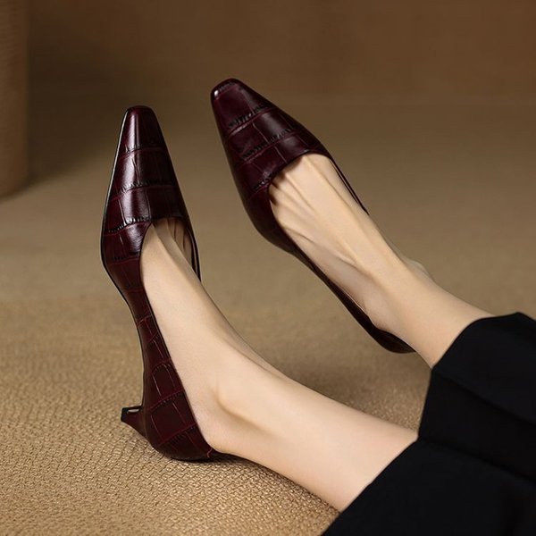 CHIKO Bisma Pointy Toe Block Heels Pumps Shoes
