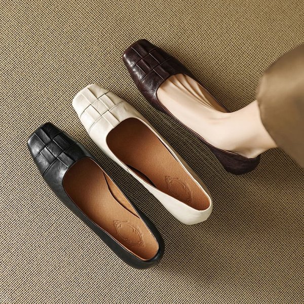 CHIKO Blakeney Square Toe Block Heels Pumps Shoes