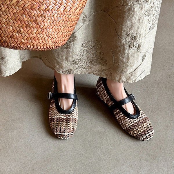 CHIKO Canaan Round Toe Wedge Mary Jane Shoes