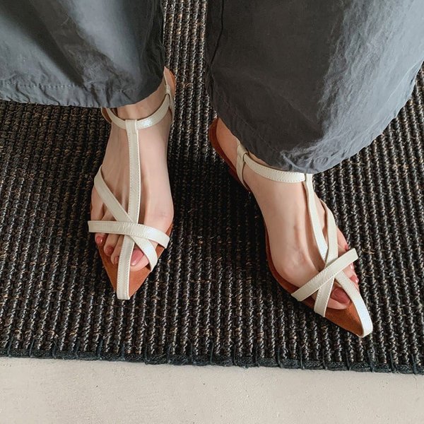 CHIKO Caldwell Pointy Toe Wedge Wedges Sandals