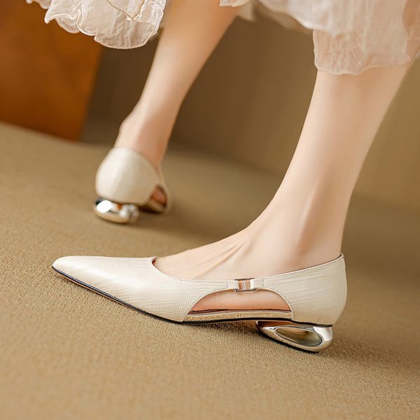 CHIKO Capri Pointy Toe Block Heels Pumps Shoes