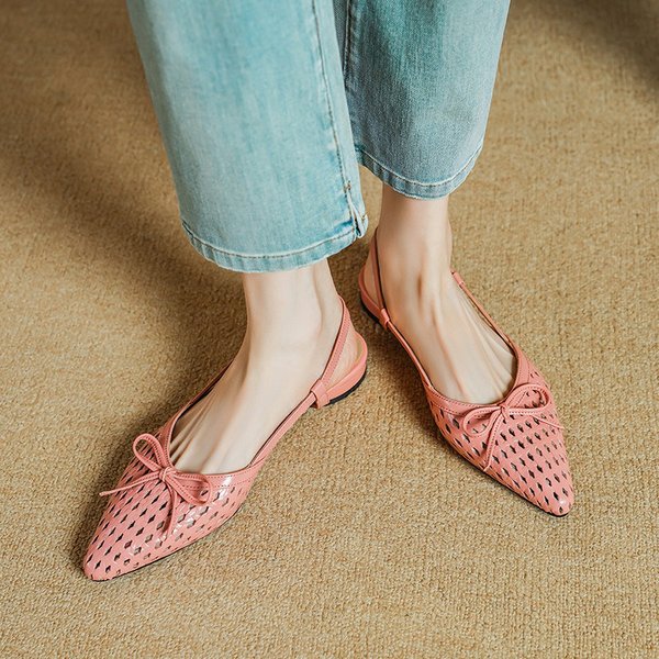 CHIKO Carrick Pointy Toe Block Heels Slingback Shoes