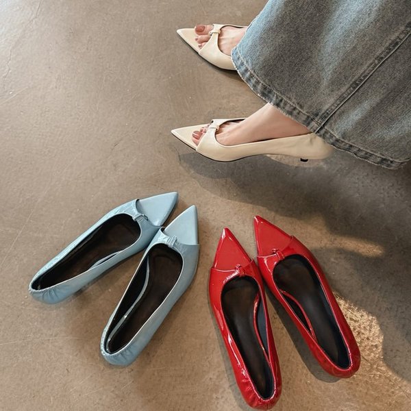CHIKO Chambers Pointy Toe Kitten Heels Pumps Shoes
