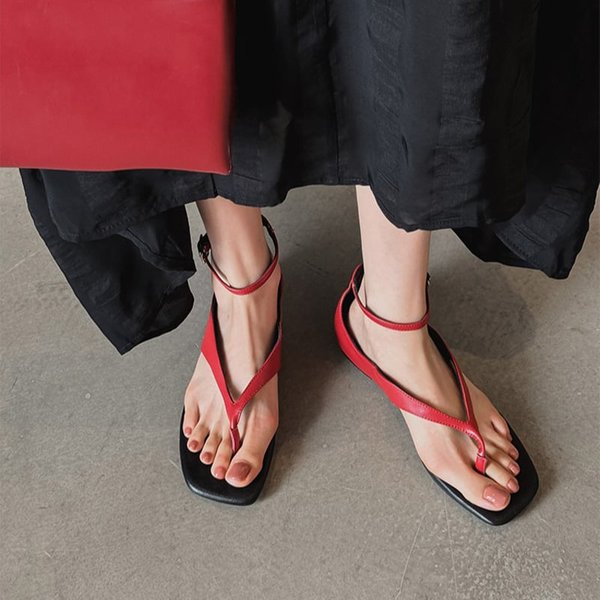 CHIKO Chantesuta Open Toe Wedge Flats Sandals