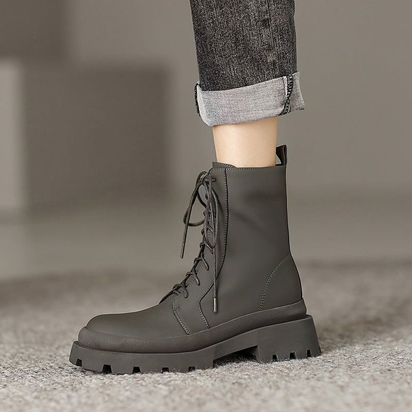 CHIKO Chaylse Round Toe Block Heels Ankle Boots