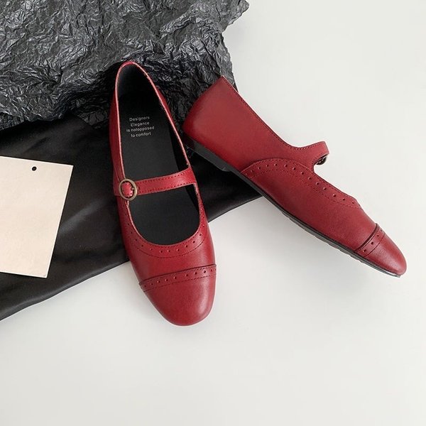 CHIKO Chrysanta Round Toe Block Heels Pumps Shoes