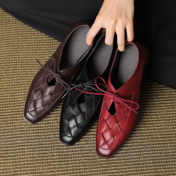 CHIKO Choi Pointy Toe Block Heels Moccasins