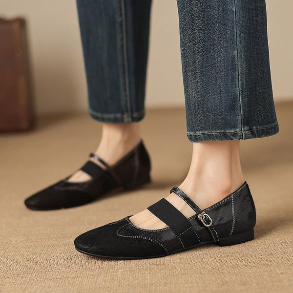 CHIKO Delilah Round Toe Block Heels Mary Jane Shoes
