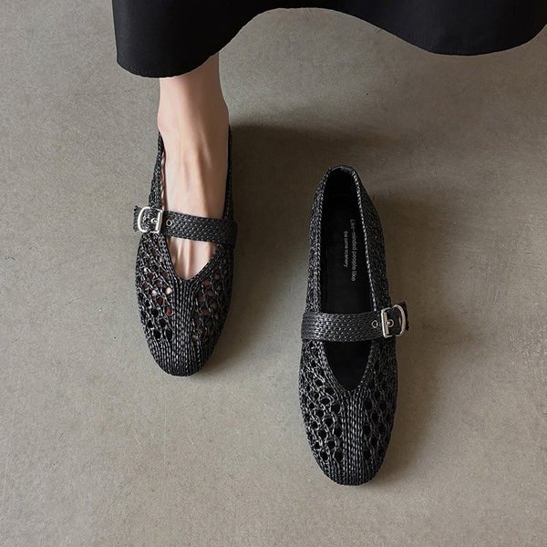 CHIKO Delcina Round Toe Block Heels Mary Jane Shoes