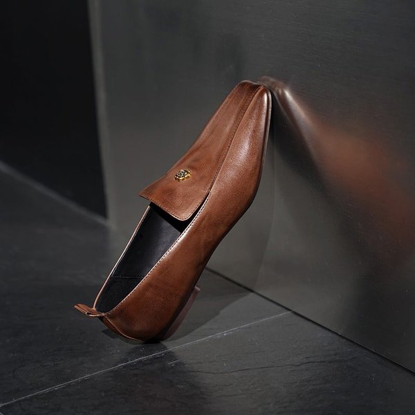 CHIKO Denise Square Toe Block Heels Loafers Shoes