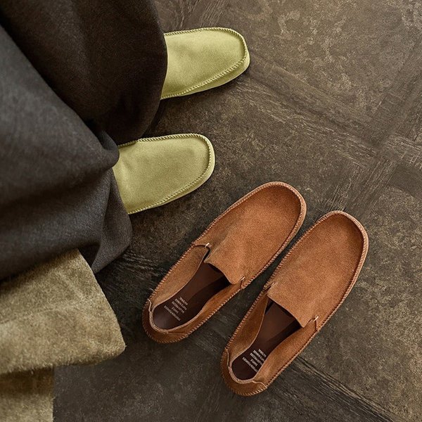 CHIKO Di Square Toe Block Heels Loafer Flats