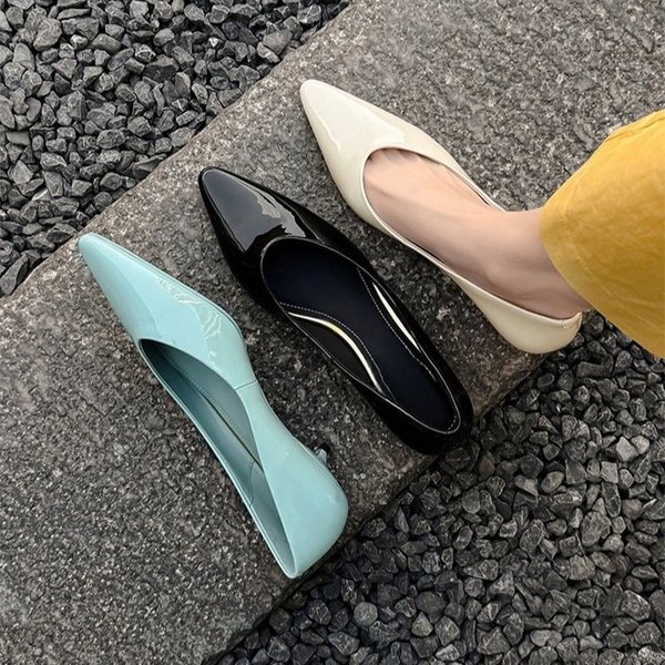 CHIKO Doralynne Pointy Toe Kitten Heels Minimalist Pumps Shoes