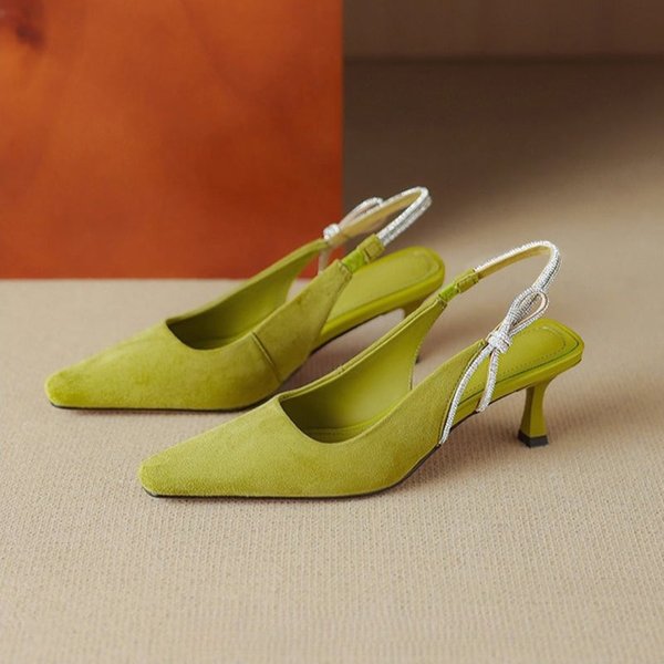 CHIKO Doralia Square Toe Stiletto Slingback Shoes