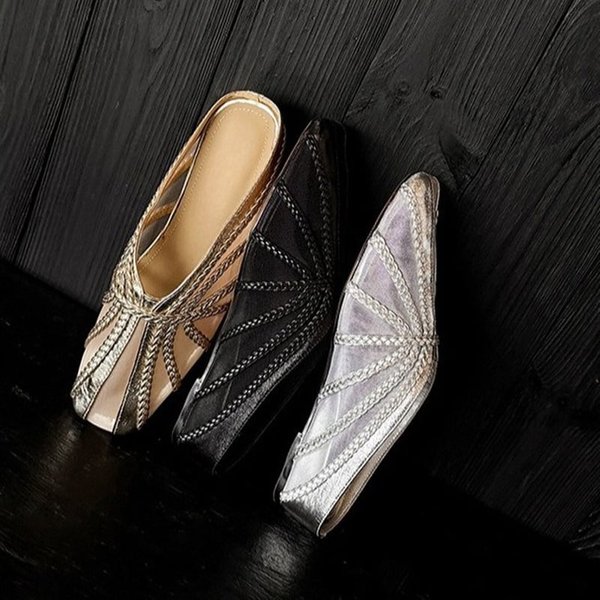 CHIKO Eda Square Toe Wedge Clogs/Mules Shoes