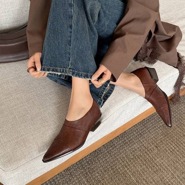 CHIKO Eada Pointy Toe Block Heels Ankle Boots