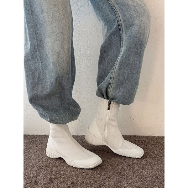 CHIKO Gabbie Square Toe Flatforms Ankle Boots