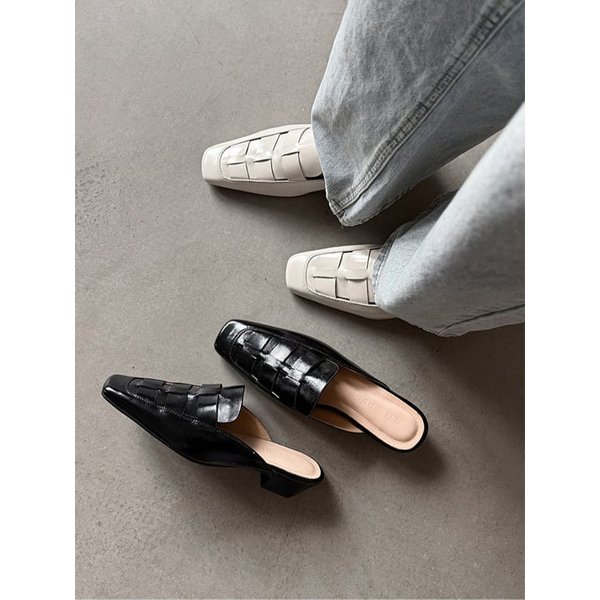 CHIKO Fayina Square Toe Block Heels Clogs/Mules Shoes