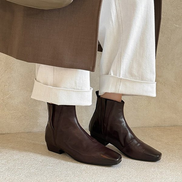 CHIKO Genny Pointy Toe Block Heels Ankle Boots
