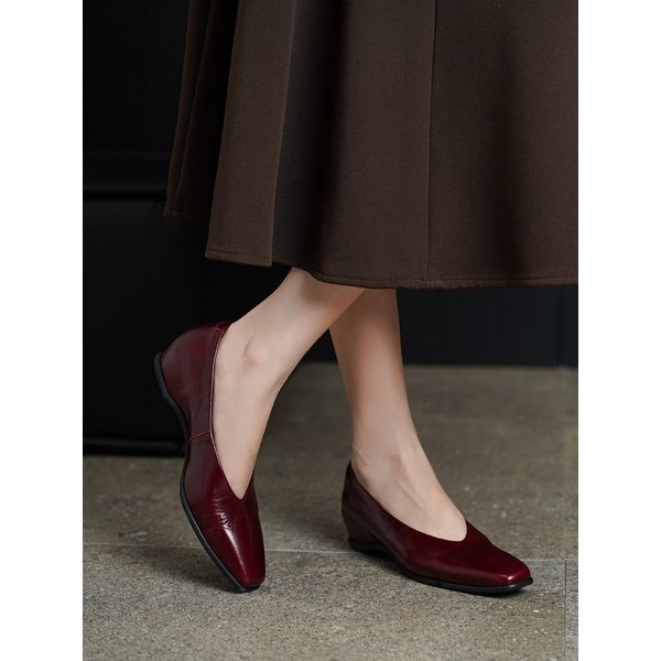 CHIKO Georgina Square Toe Wedge Glove Shoes Pumps